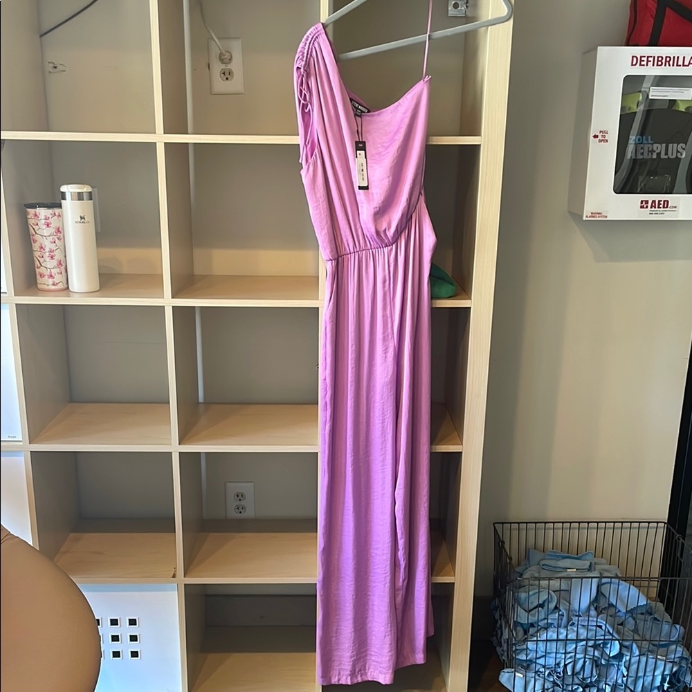 Steve Madden One Shoulder Lilac Dress
